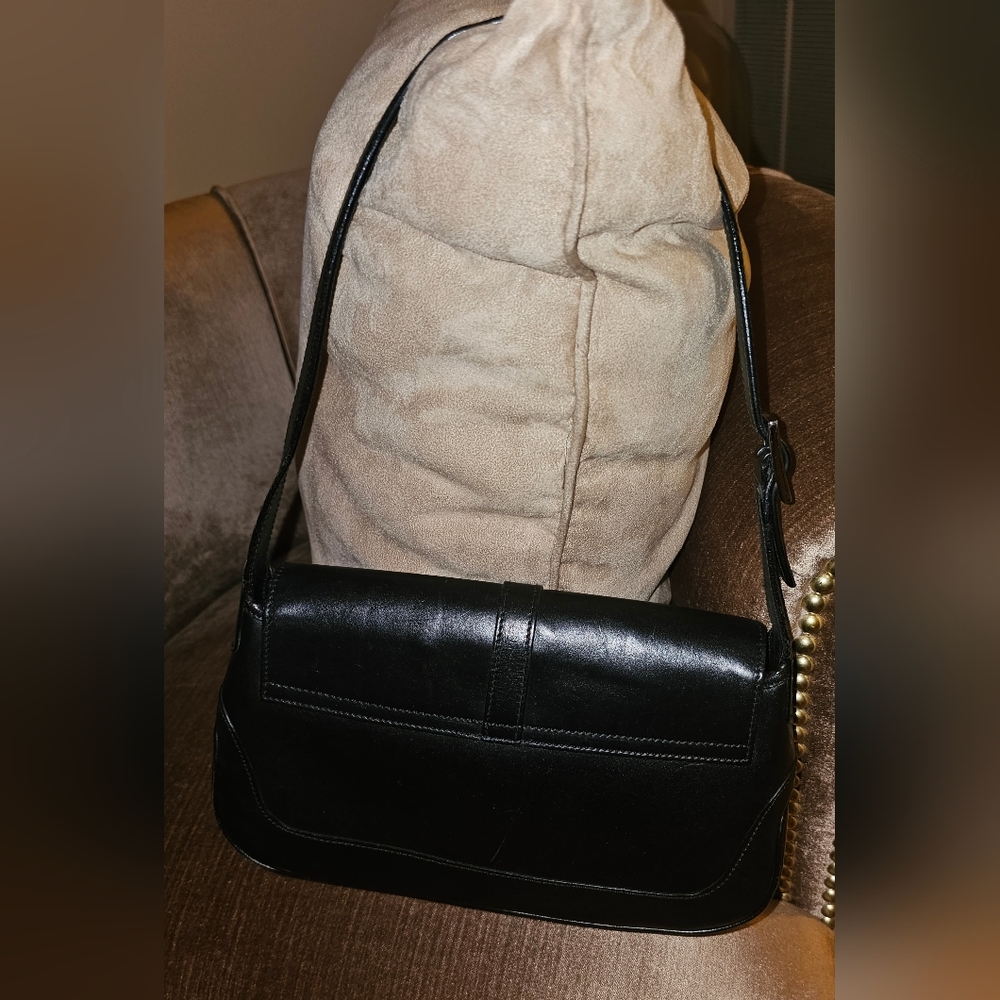 2000s Pre-Loved Vintage GUCCI Jackie O Small Black Leather Purse 100% Tom Ford - Picture 12 of 13